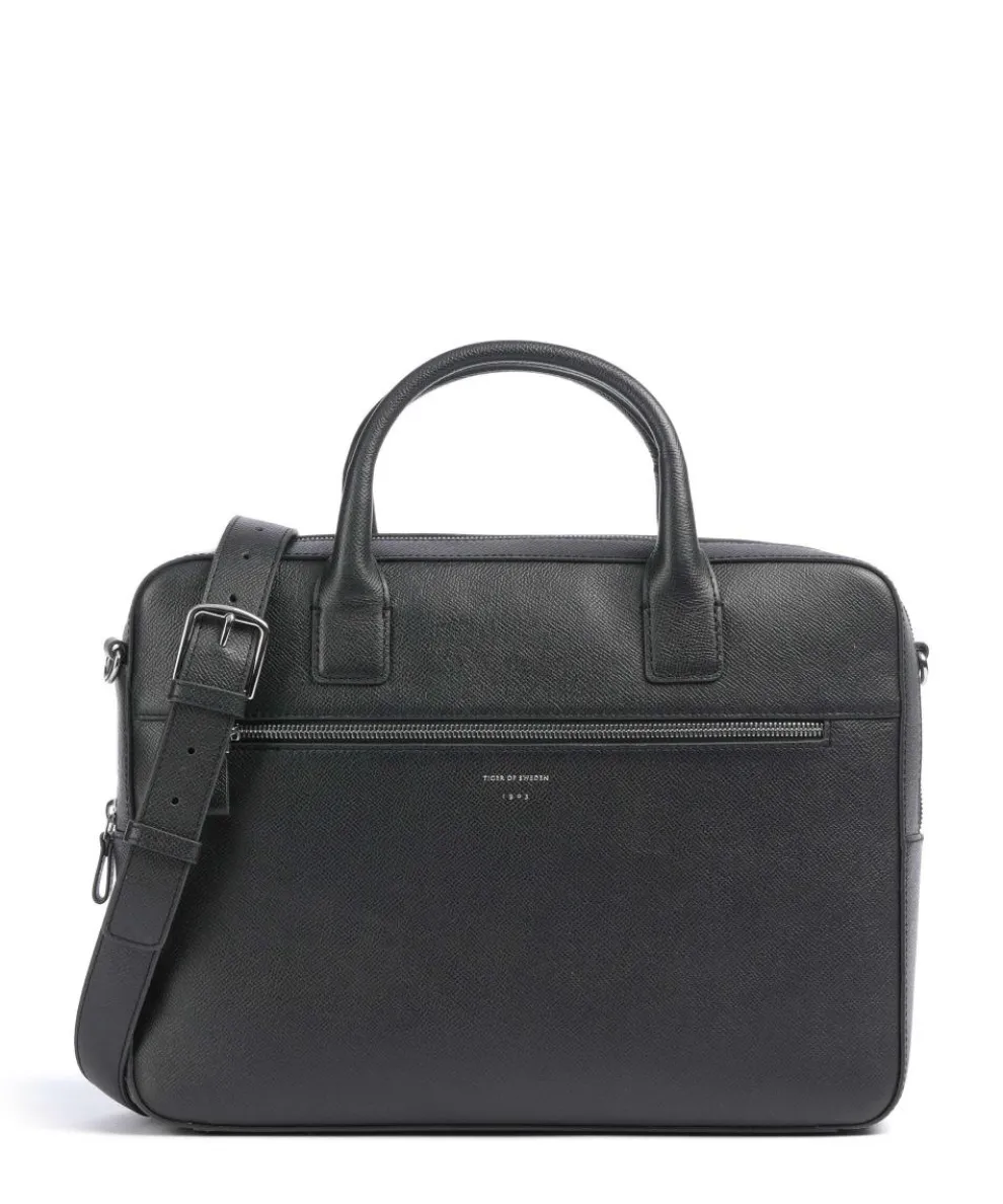 Beckholmen Briefcase 14″ grained cow leather navy