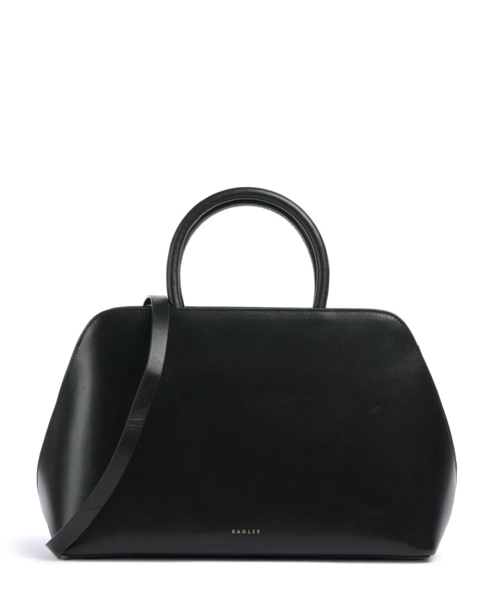 Liverpool Street Handbag fine grain cow leather black