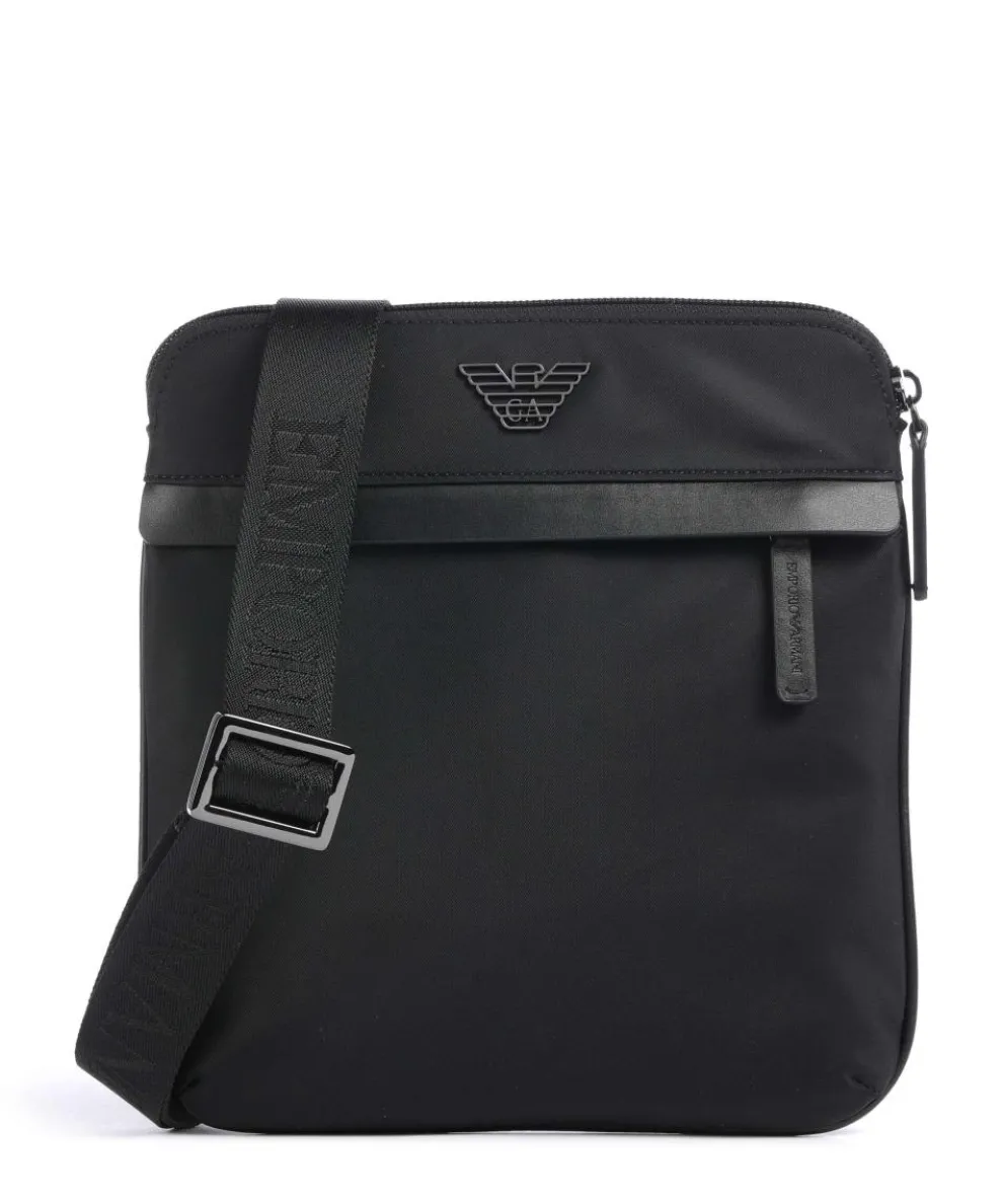 Recycled Nylon Crossbody bag recycled nylon black