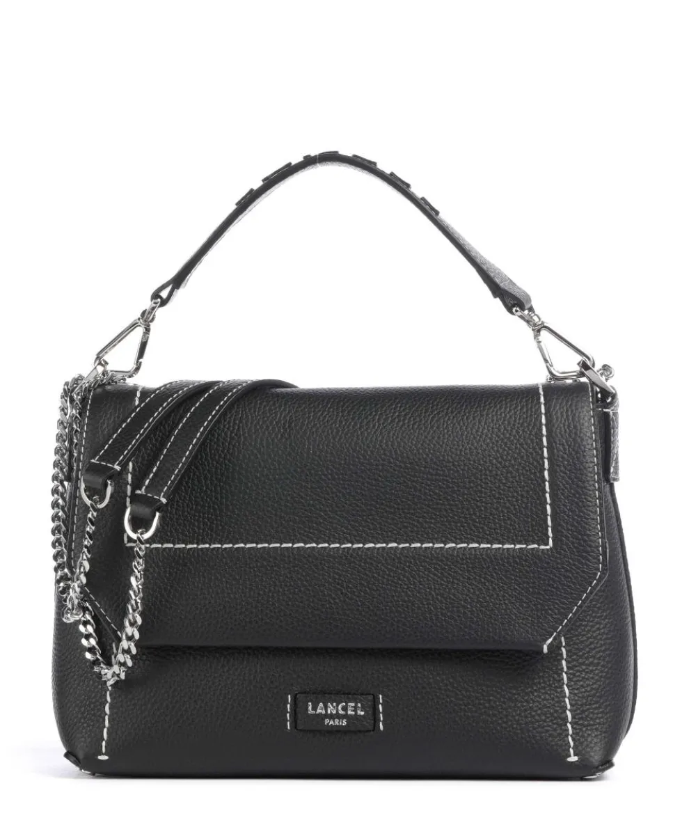 Ninon M Shoulder bag grained cow leather black