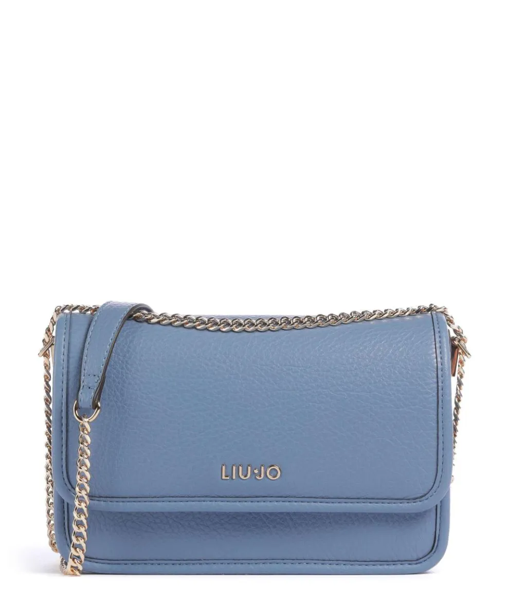 Manhattan S Shoulder bag imitation leather blue-grey