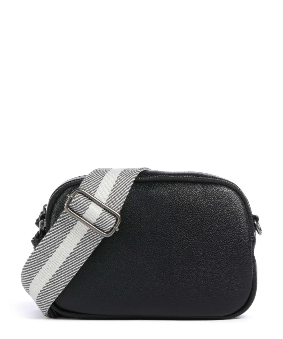 Bestie Crossbody bag recycled leather, polyurethane black