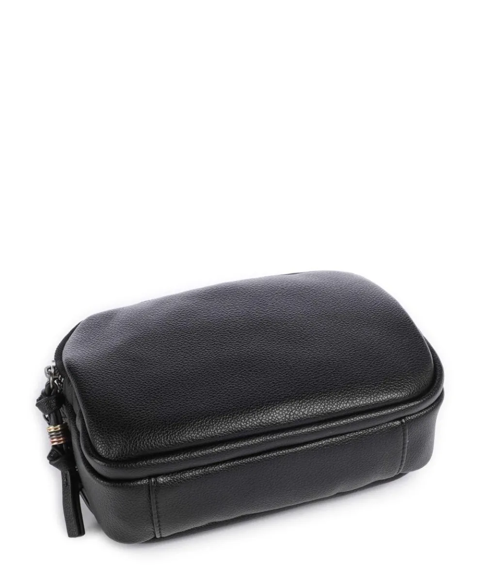 Bestie Crossbody bag recycled leather, polyurethane black