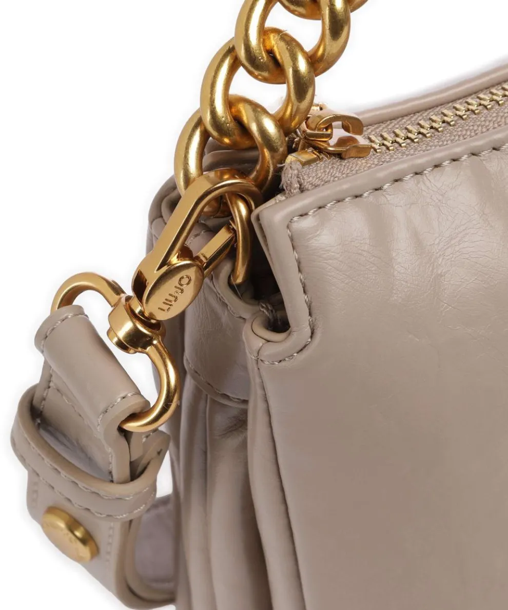 Lapuffy Shoulder bag imitation leather beige
