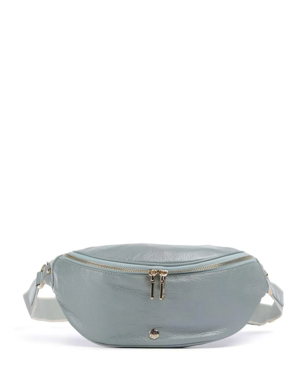Geneva Fanny pack grained cow leather light blue