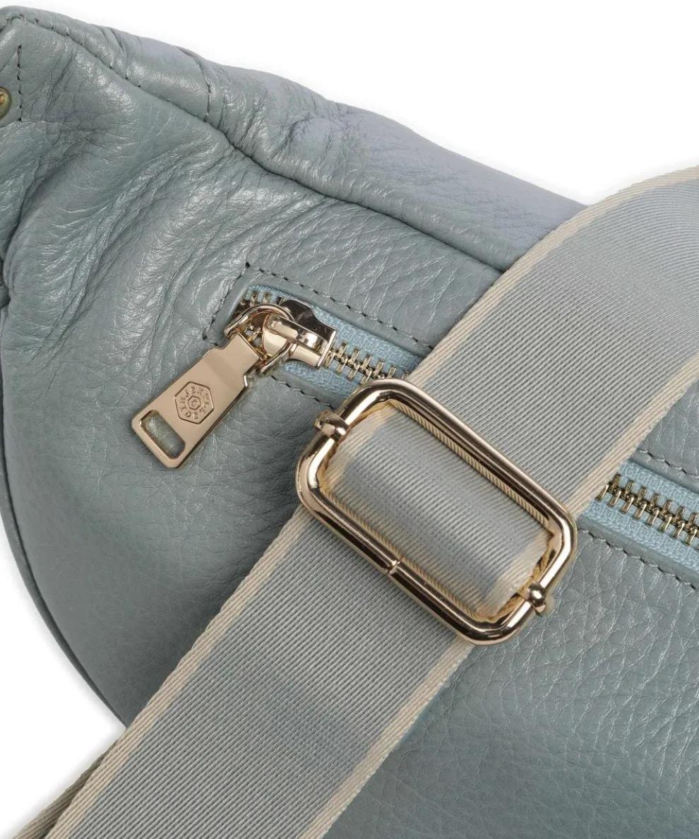 Geneva Fanny pack grained cow leather light blue