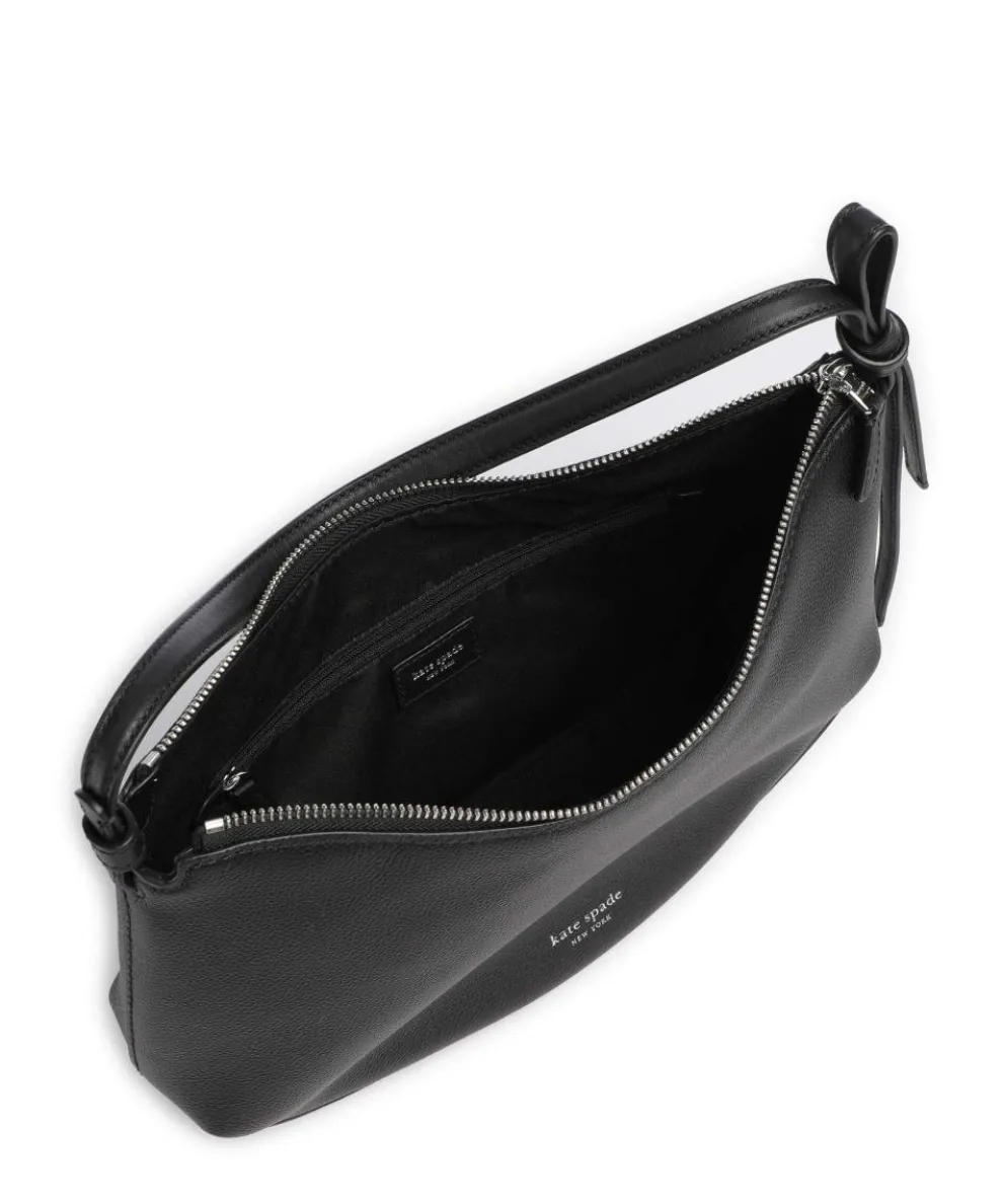 Loop Hobo bag grained cow leather black