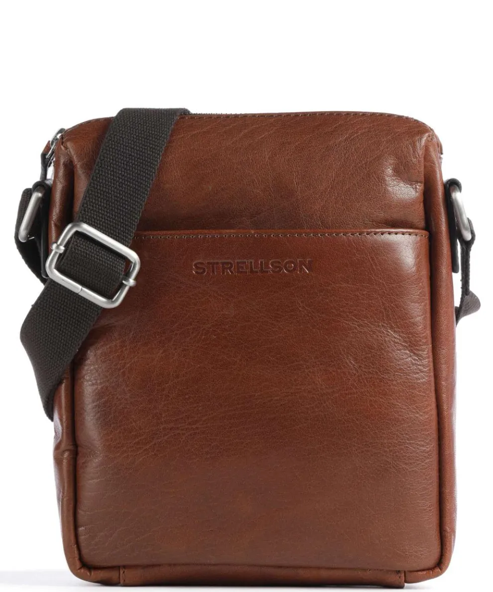 Kenley Olbin Crossbody bag buffalo leather cognac