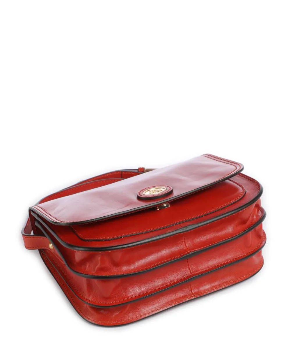 Story Donna Crossbody bag fine grain cow leather red