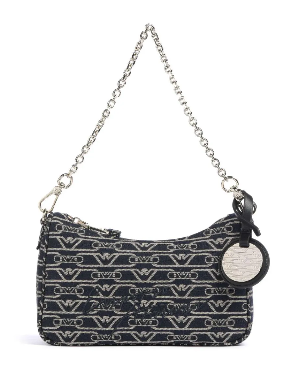Lilly Shoulder bag canvas blue/beige