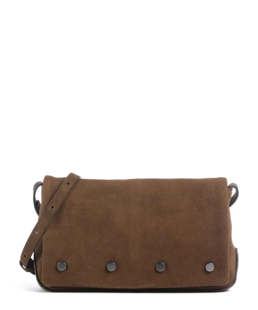 Rive Suede S Crossbody bag velour leather mud
