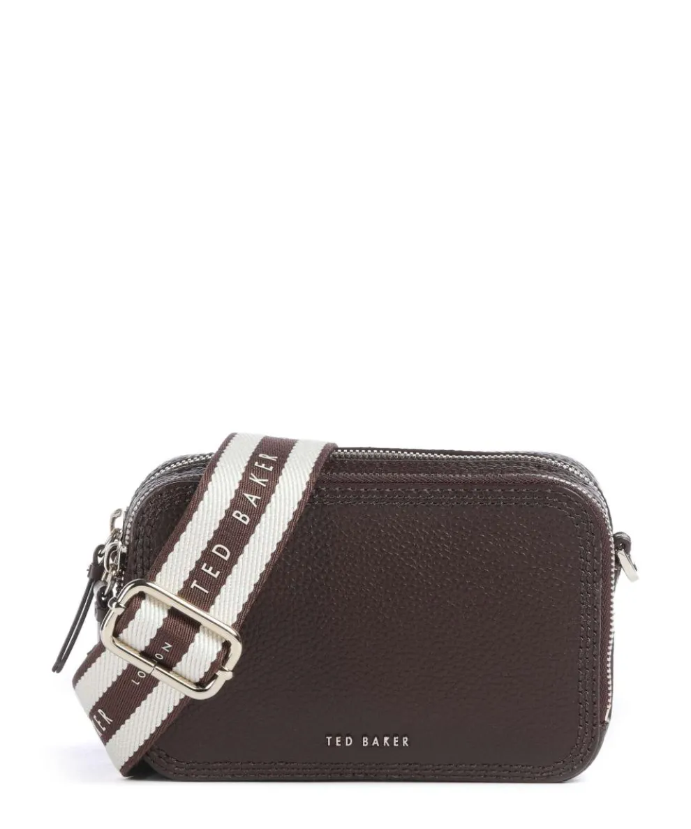 Willsa Crossbody bag grained cow leather dark brown