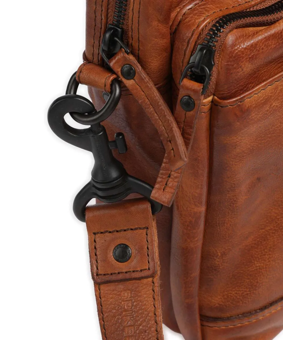 Apache Briefcase 13″ grained leather cognac