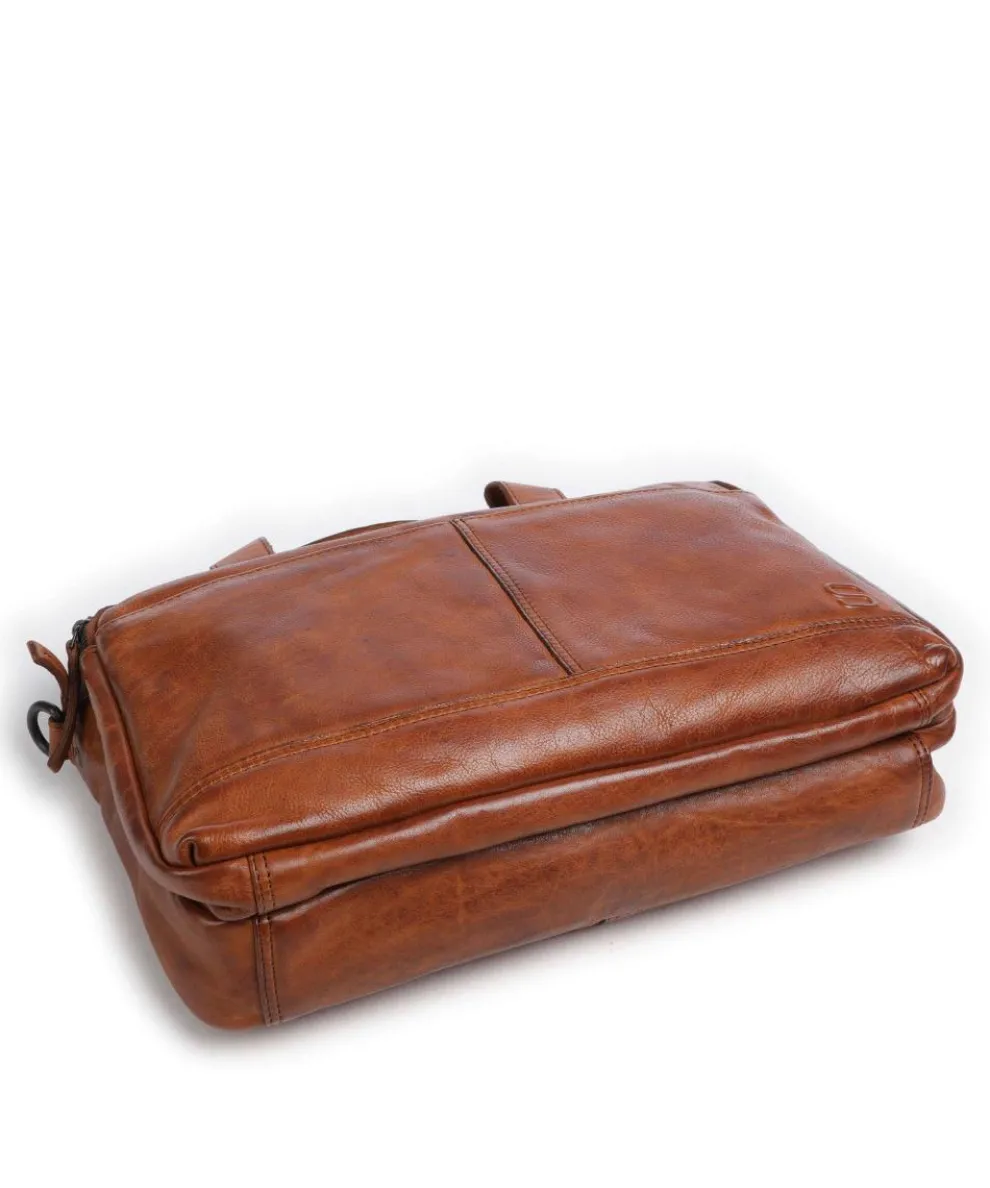 Apache Briefcase 13″ grained leather cognac