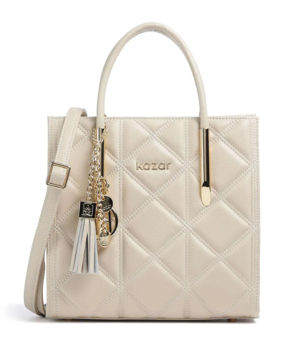 Lexie Handbag fine grain cow leather beige