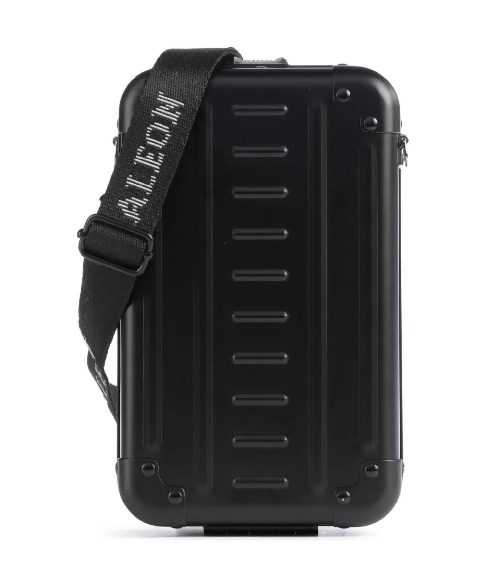 1905 vertical Crossbody bag aluminum black