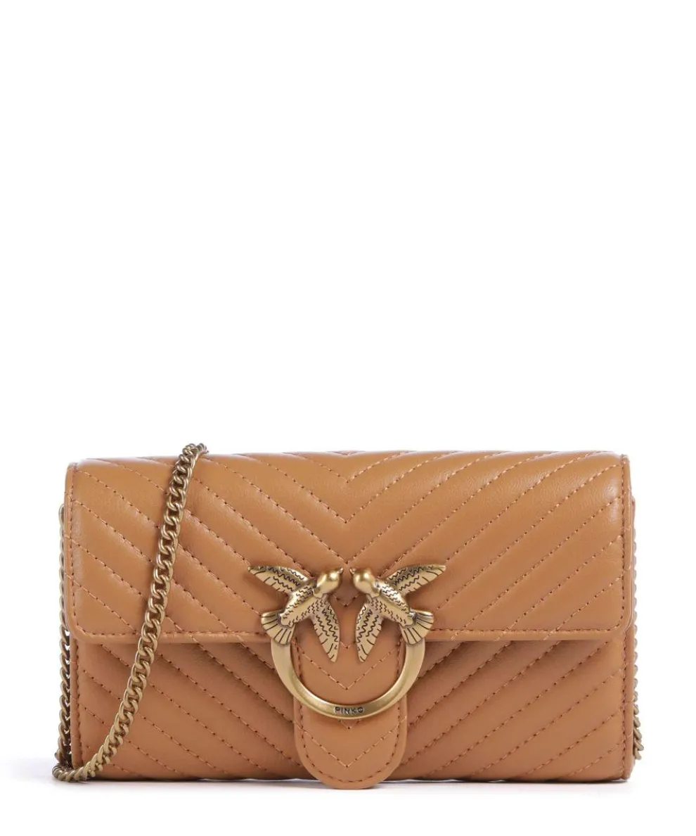 Love One Wallet fine grain cow leather light brown