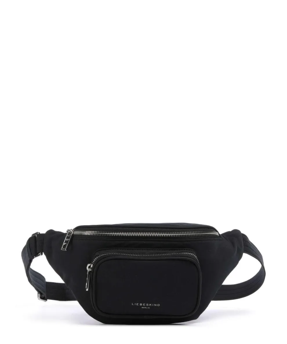 Lila Nylon M Fanny pack fabric black