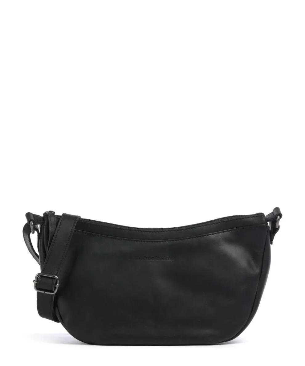 Cow Wax Pull Up Piemonte Crossbody bag pull-up cow leather black