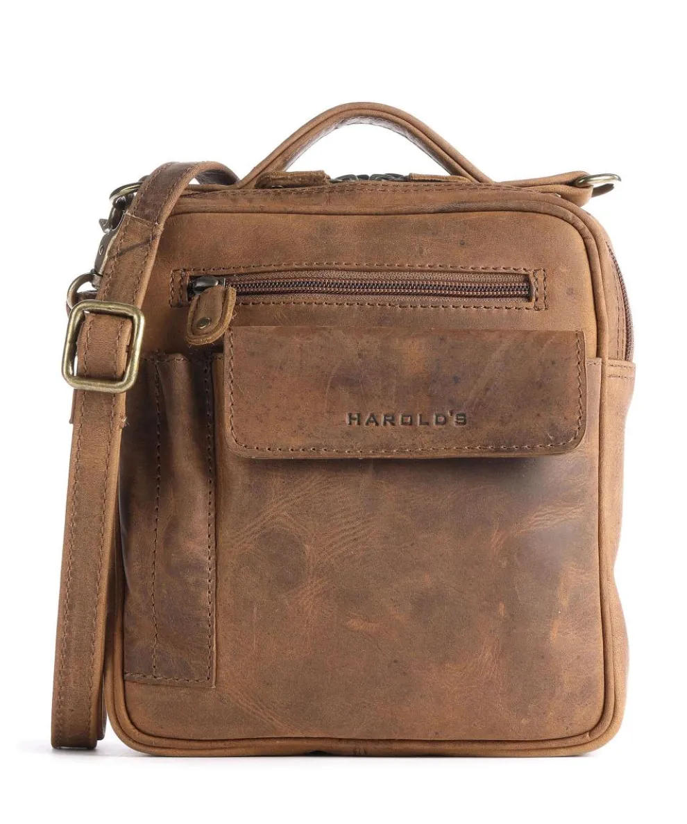 Antic M Crossbody bag cow leather brown