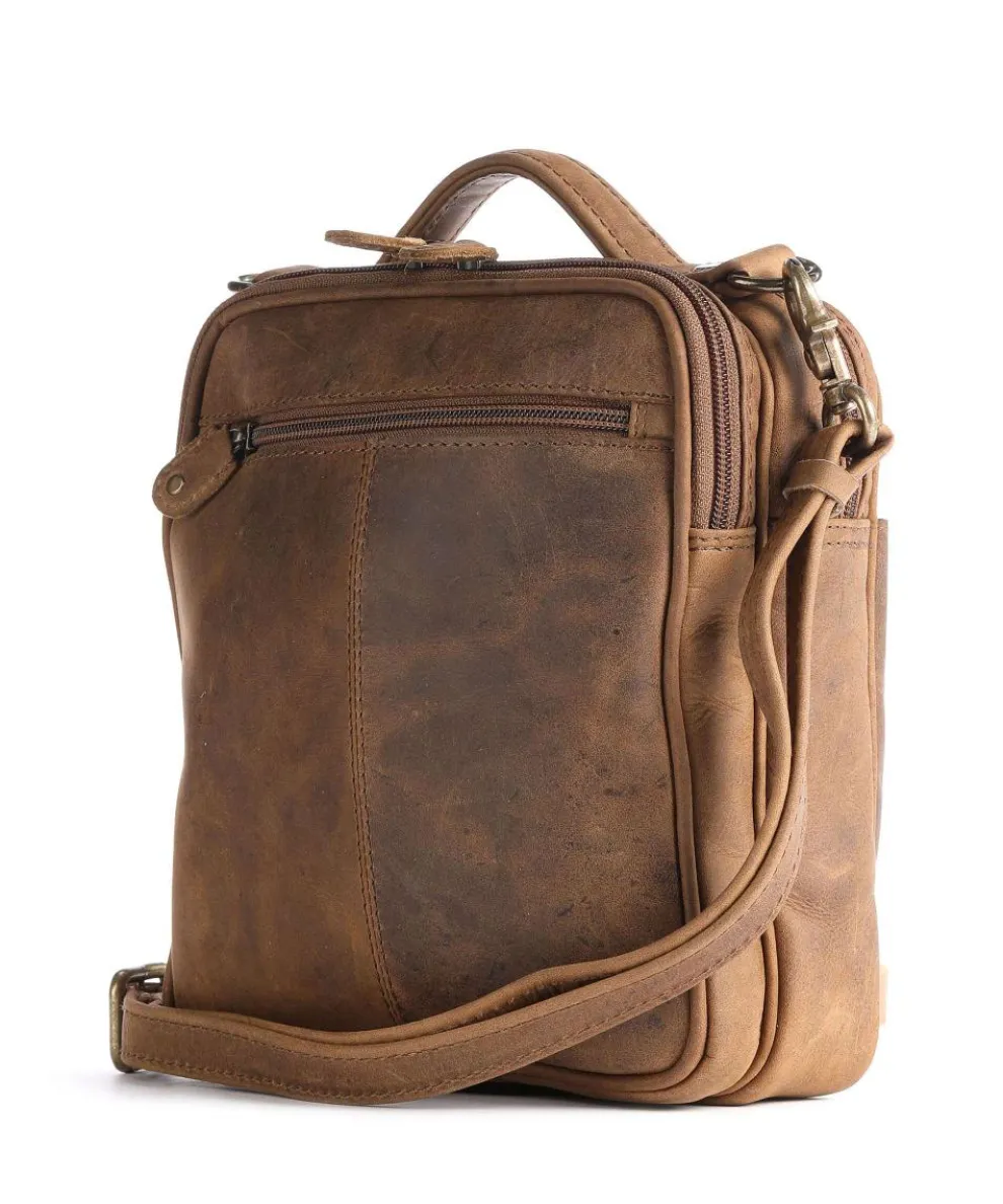 Antic M Crossbody bag cow leather brown