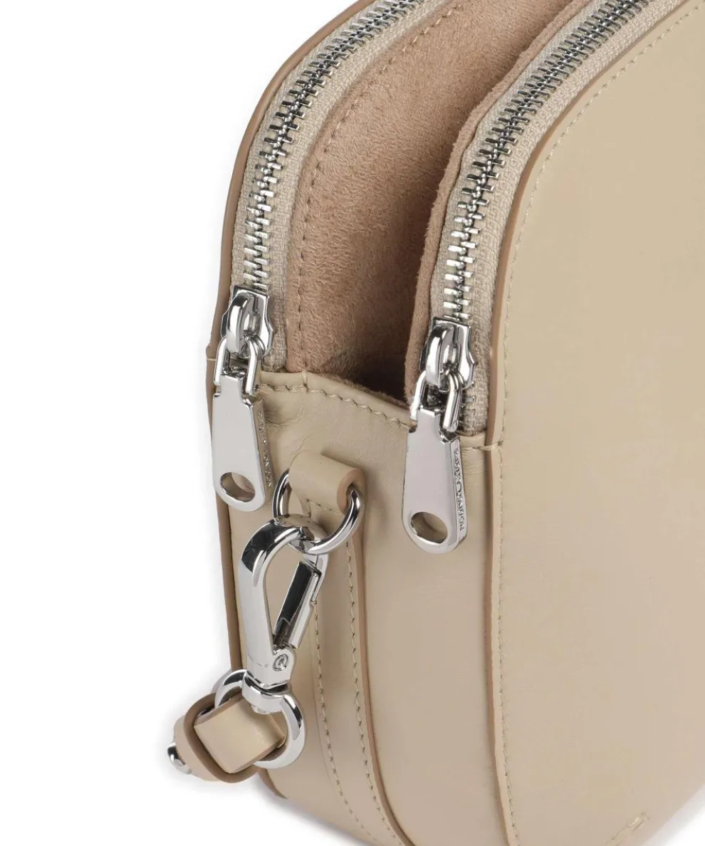 Dukes Place Crossbody bag fine grain cow leather beige