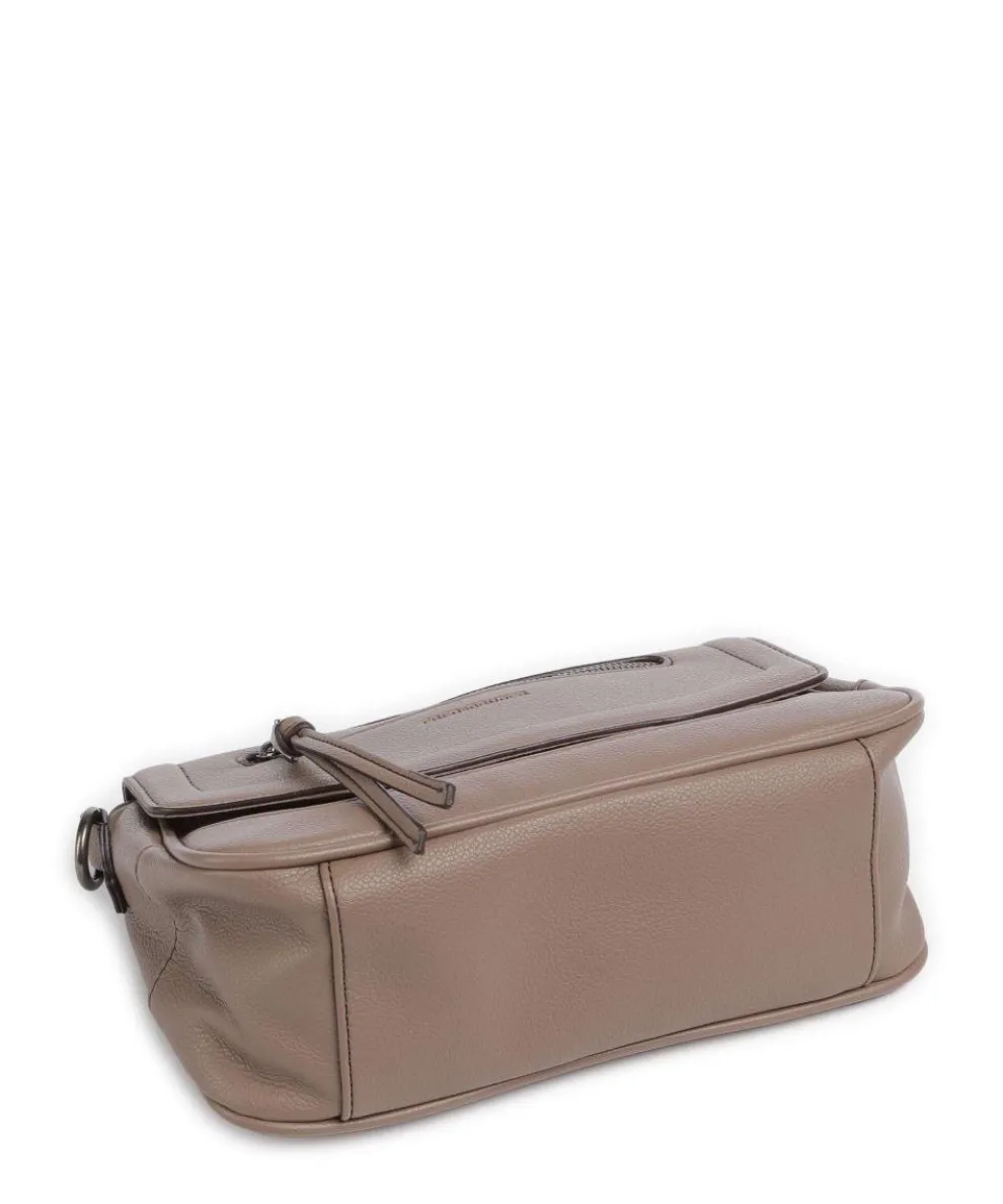 Bestie Crossbody bag recycled leather taupe