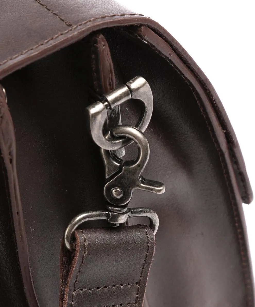 Vintage Dean Briefcase calfskin dark brown