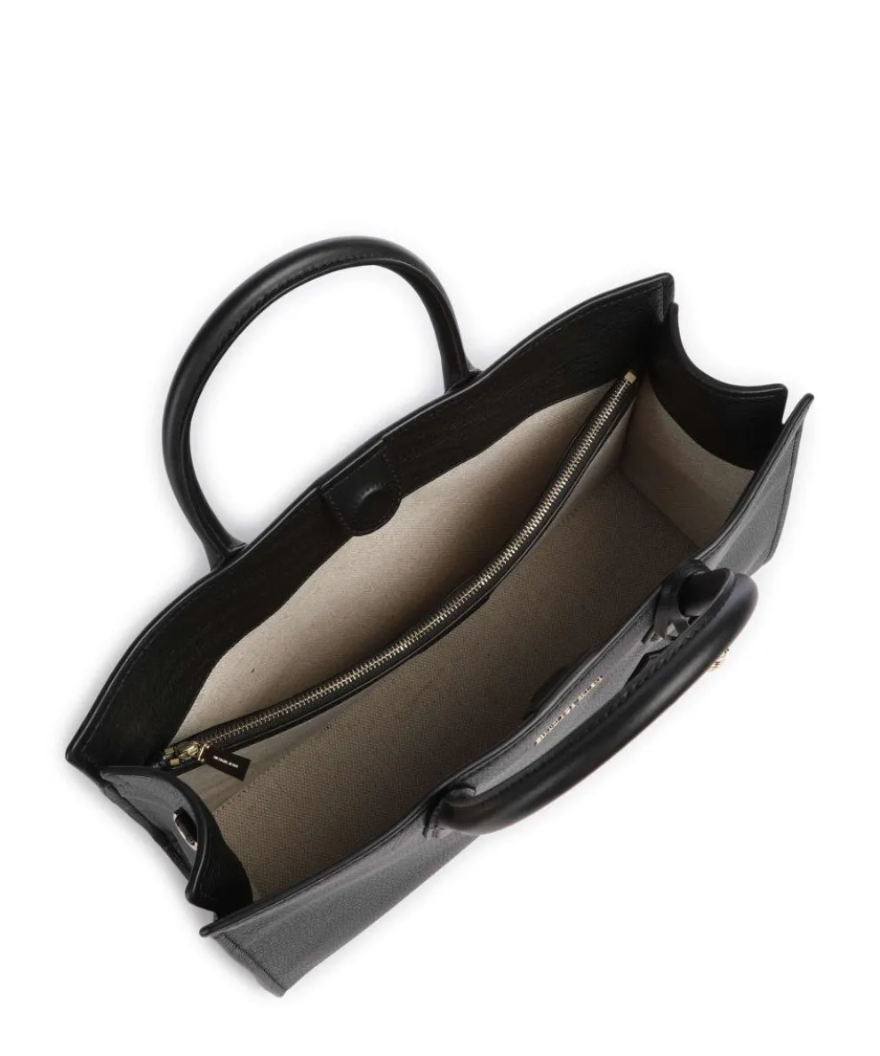 Scarlett Medium Handbag grained cow leather black