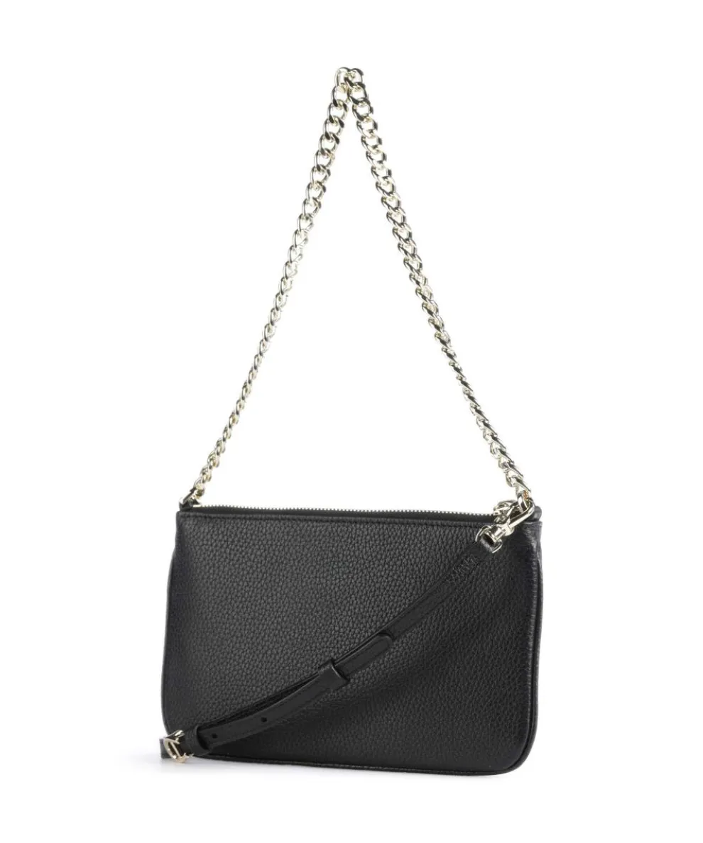 Fashion Shoulder bag grained cow leather black