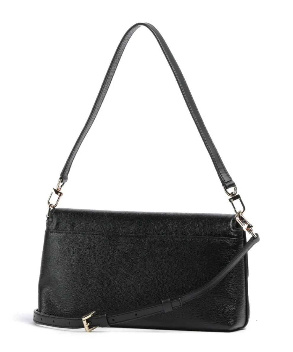 Addie Shoulder bag grained leather black