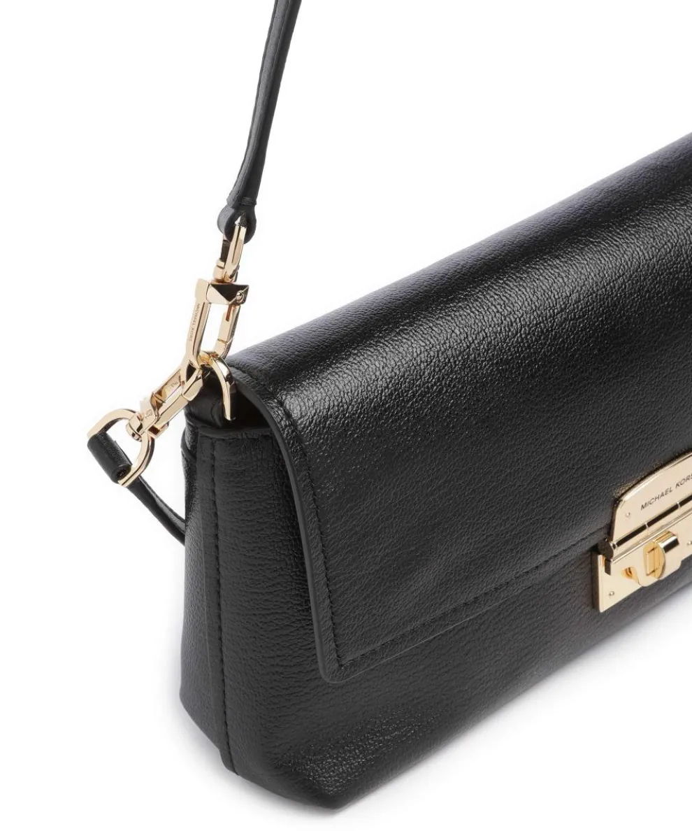 Addie Shoulder bag grained leather black