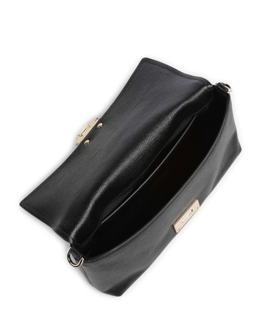 Addie Shoulder bag grained leather black