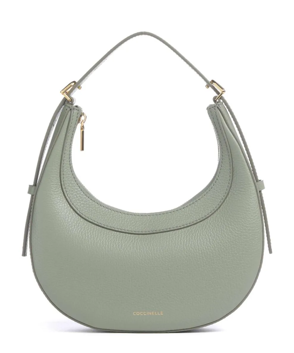 Whisper Shoulder bag grained cow leather greygreen