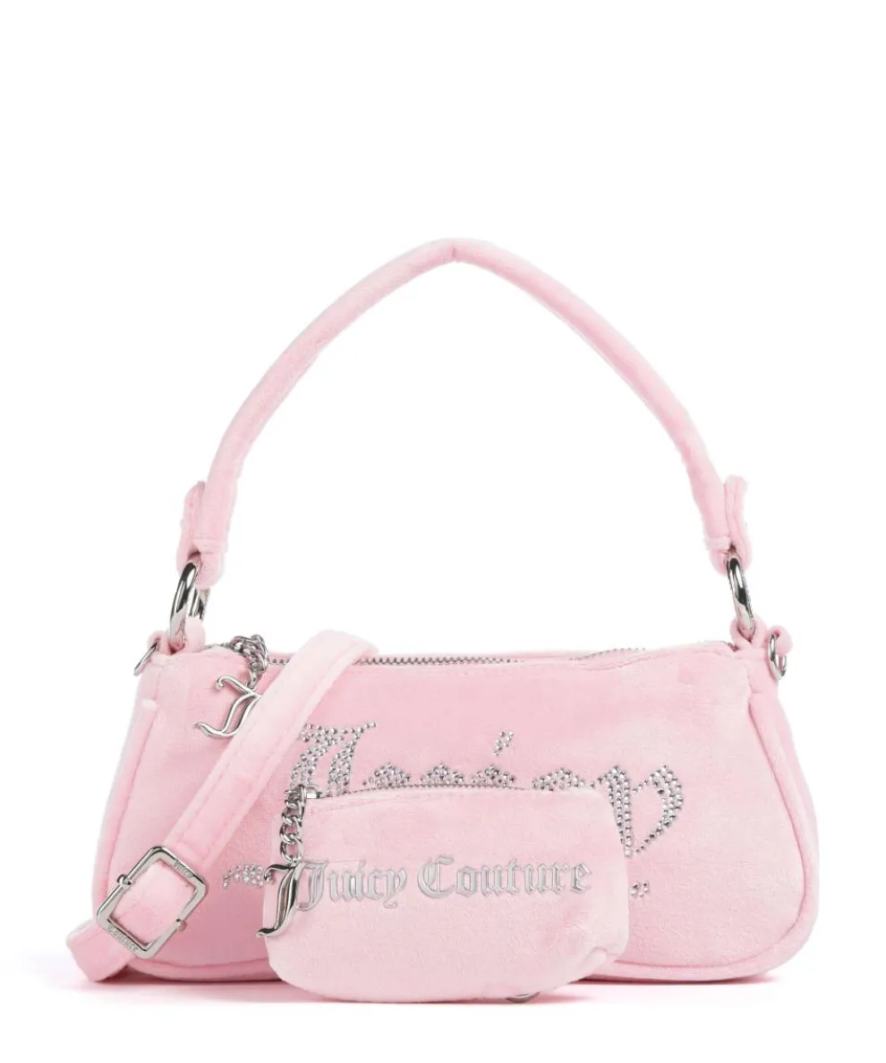 Kimberly S Shoulder bag velvet fabric rose