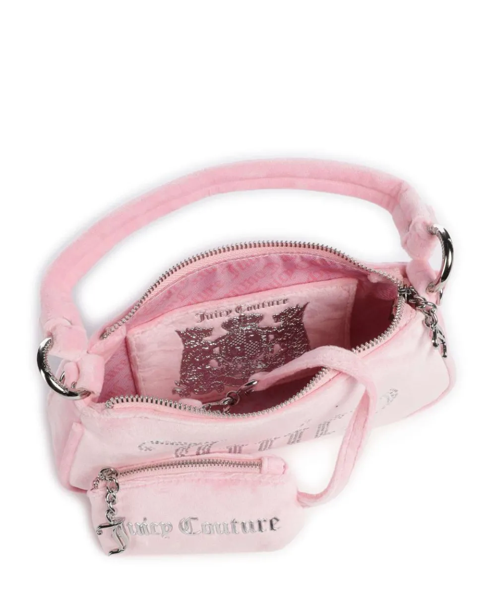 Kimberly S Shoulder bag velvet fabric rose