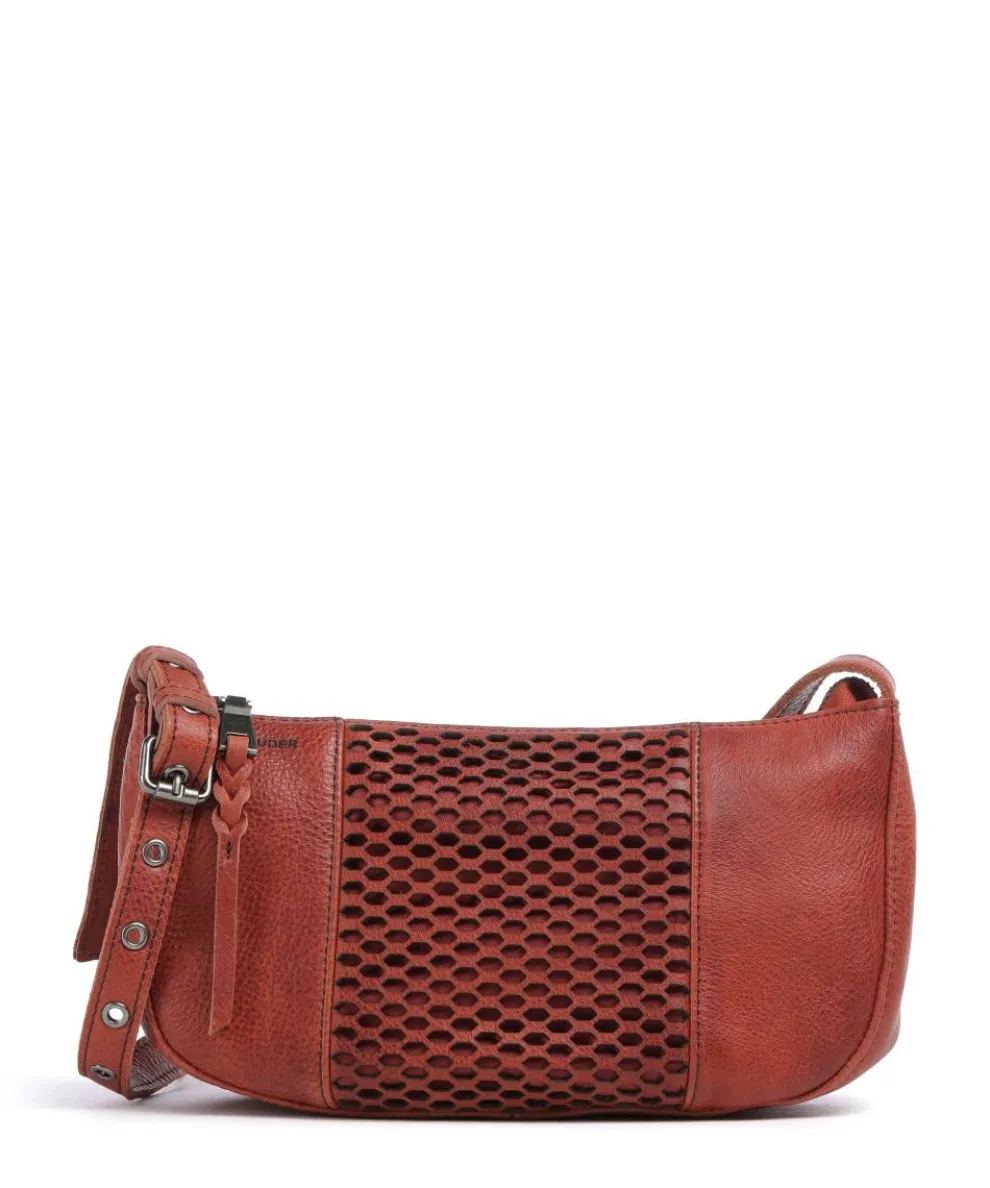 My Crossbody bag leather dark red