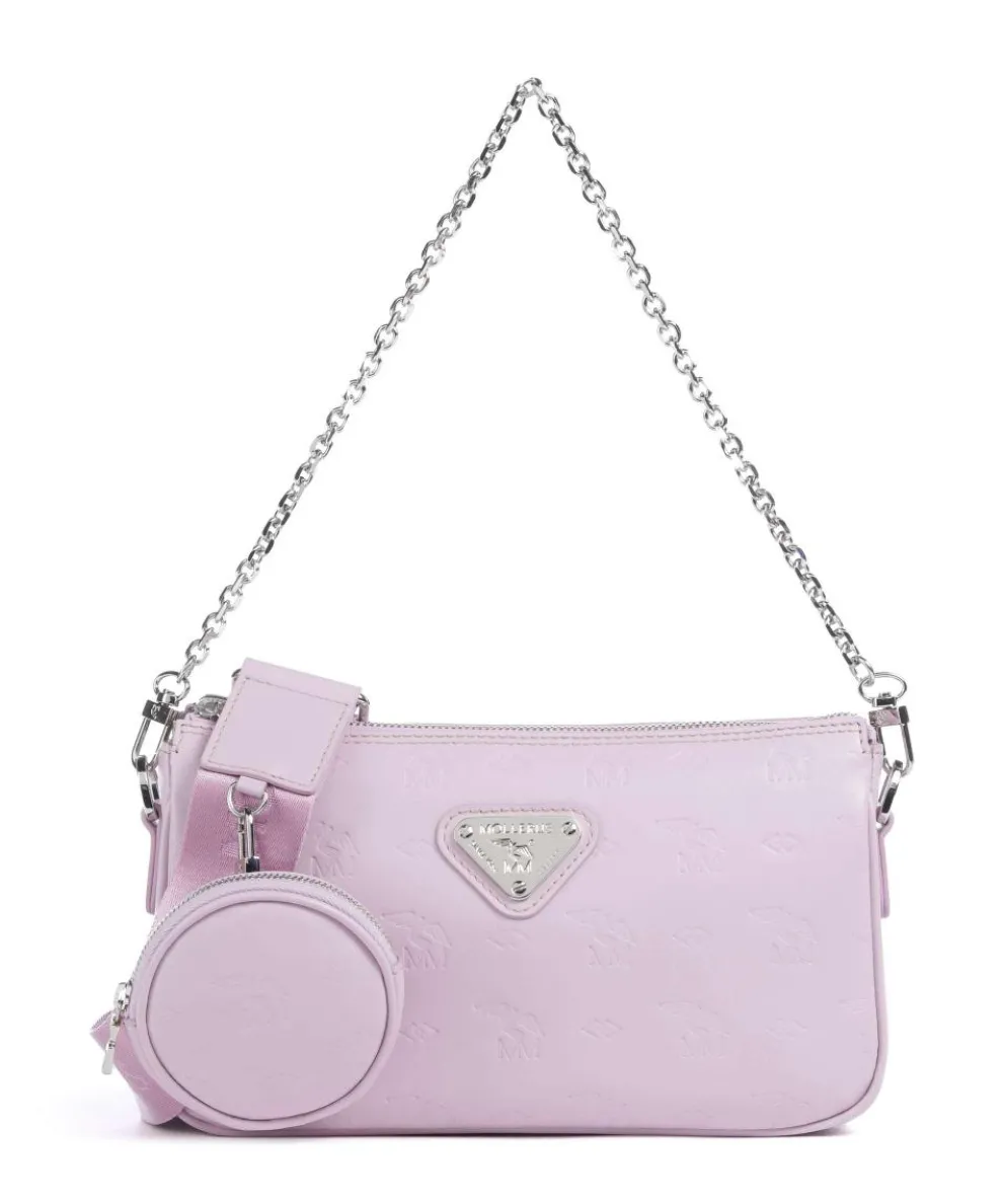 Stampato Zell Shoulder bag calfskin lilac