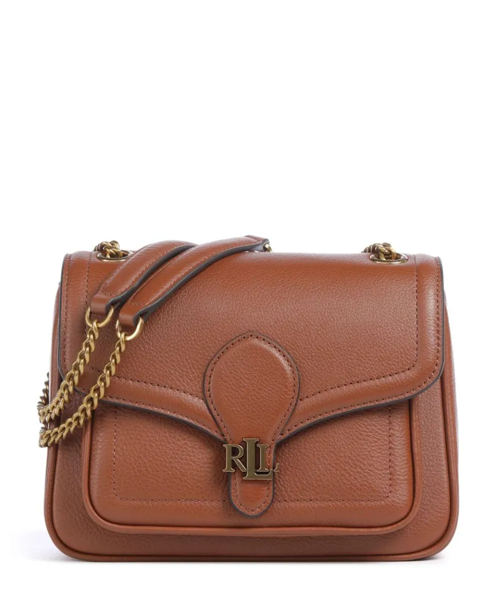 Bradley Small Shoulder bag grained cow leather brown