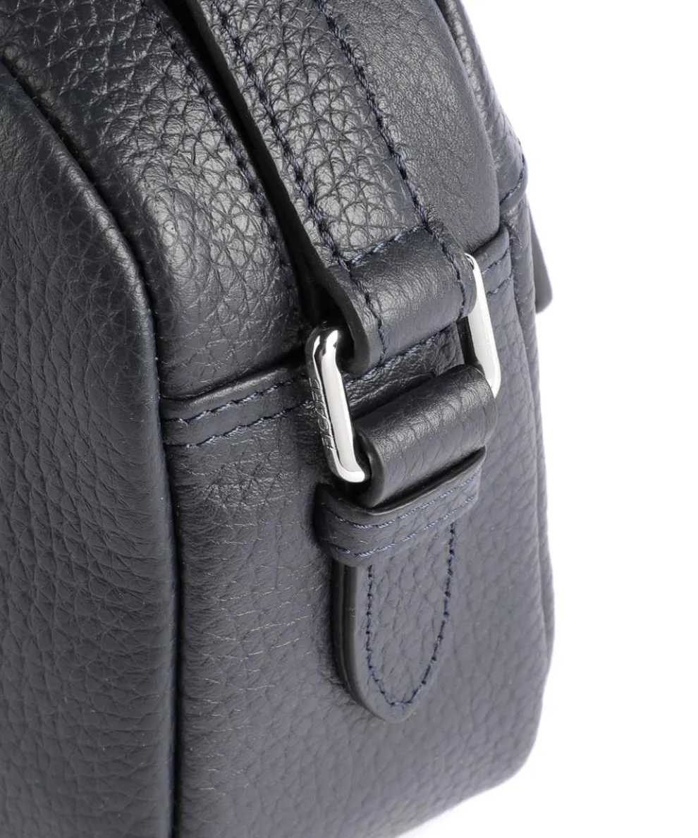 Pure Crossbody bag grained cow leather dark blue