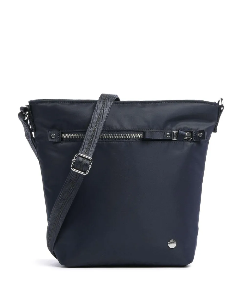 Shoulder bag recycled polyester navy