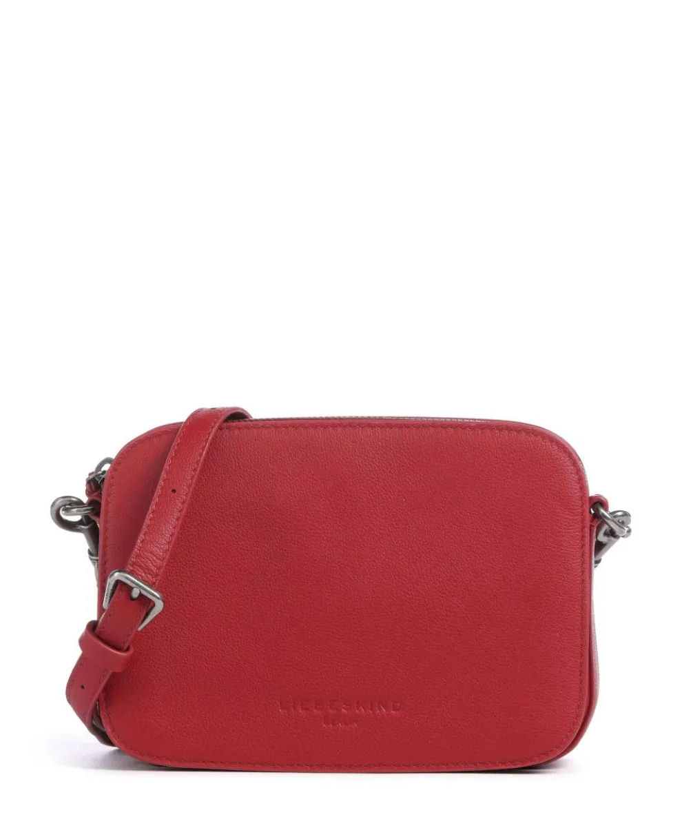 Luka Harris S Crossbody bag grained cow leather dark red