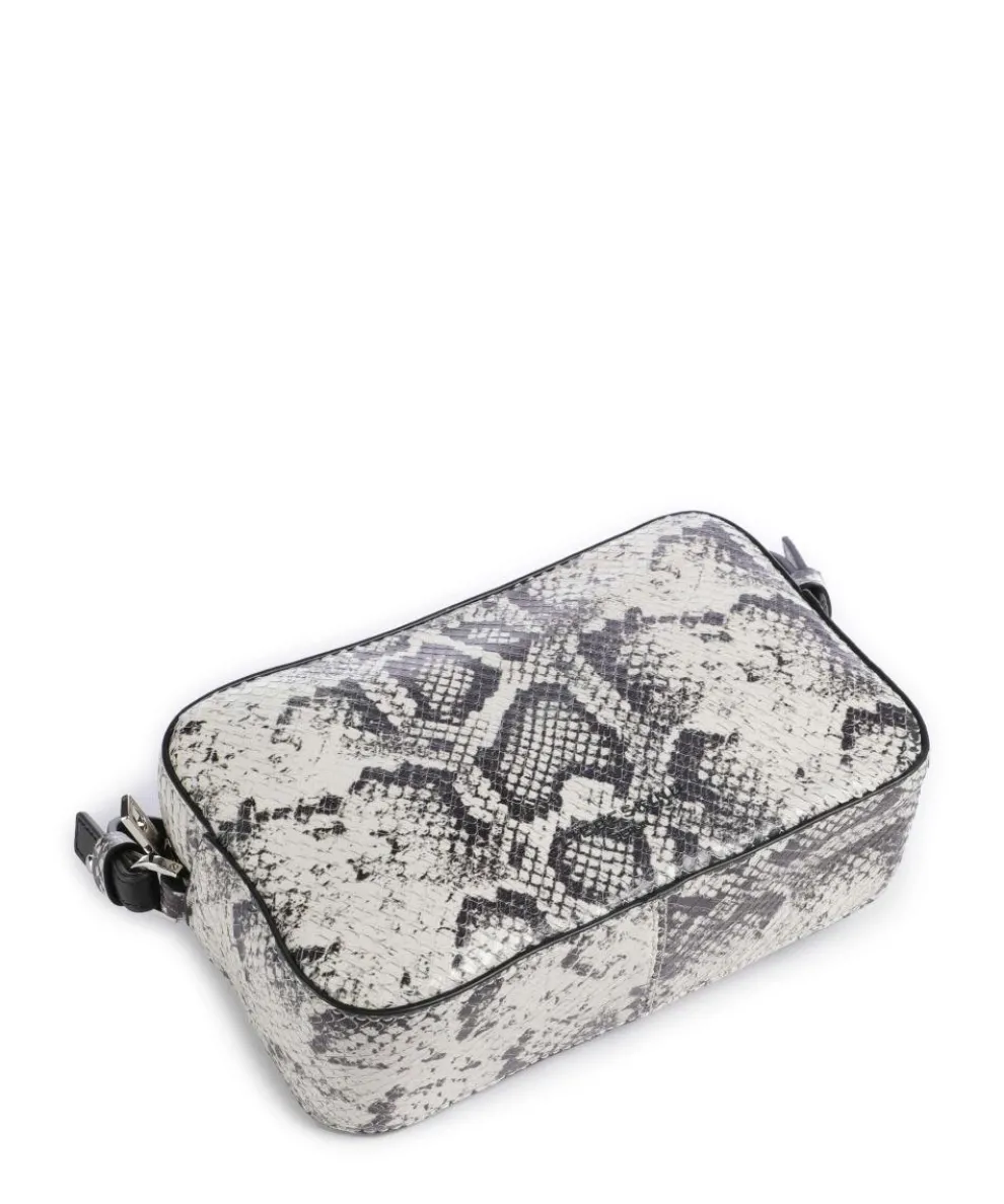 Ella Snake S Crossbody bag embossed leather cream