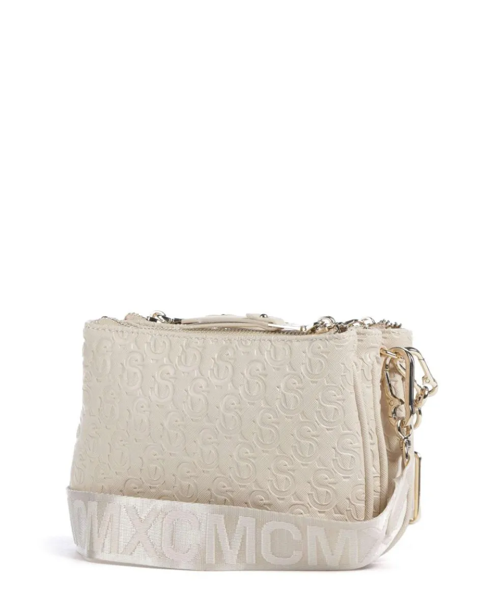 BROY-E Crossbody bag imitation leather ivory