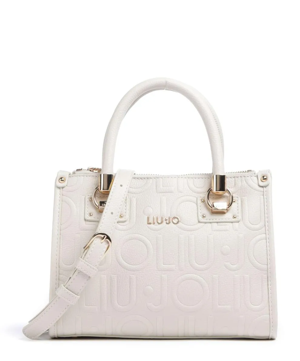 Manhattan S Handbag imitation leather ivory