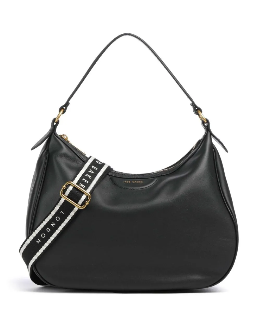 Esiah Hobo bag fine grain cow leather black
