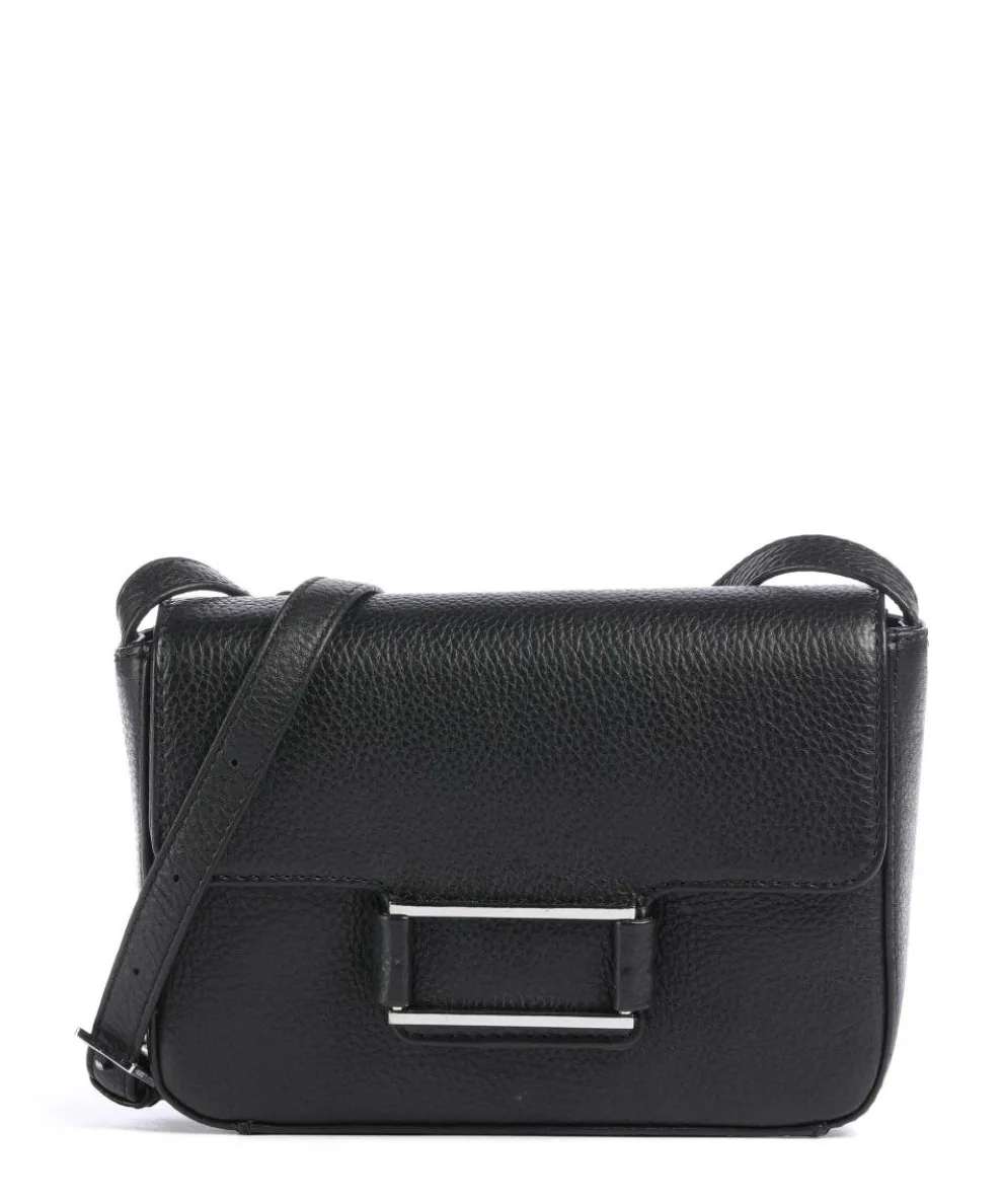 Noelle Crossbody bag grained cow leather black
