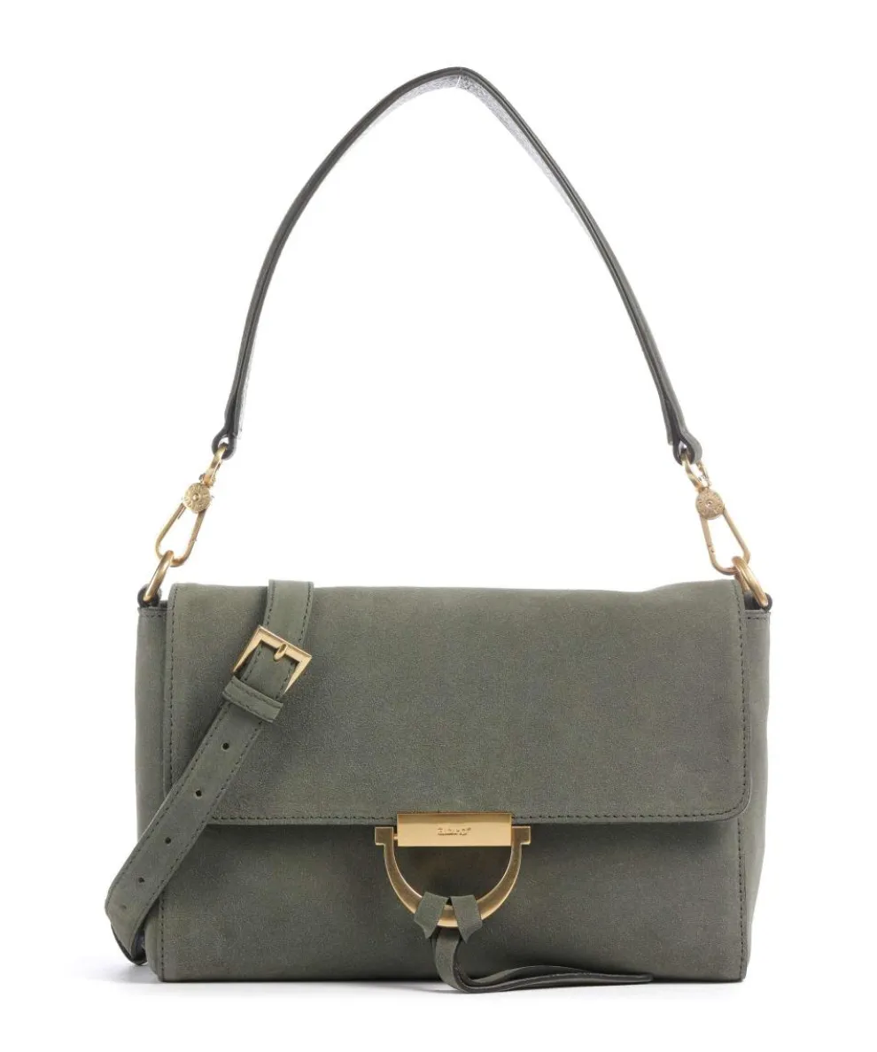 Suede Temi Shoulder bag brushed leather khaki