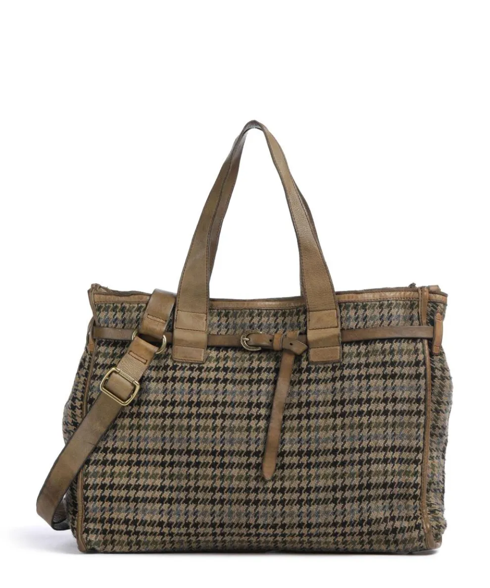 Handbag fabric olive-green
