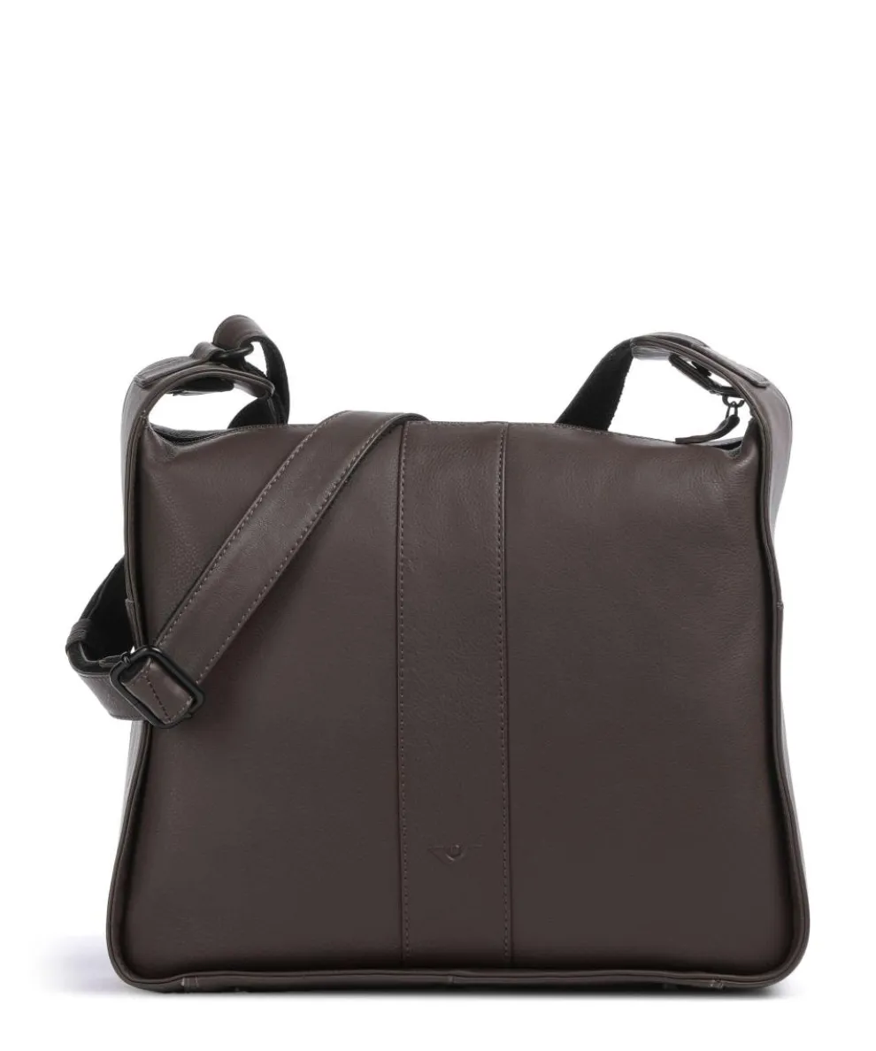 4Seasons Inger Shoulder bag fine grain leather dark brown